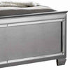 Queen Bedroom Set, Gray Wood, 3 Piece Set with 2 Nightstands