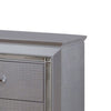 Queen Bedroom Set, Gray Wood, 3 Piece Set with 2 Nightstands
