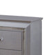 Queen Bedroom Set, Gray Wood, 3 Piece Set with 2 Nightstands