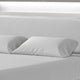 Queen Bedroom Set, Champagne Gray, Nickel, Champagne Silver Wood, 3 Piece Set with 2 Nightstands