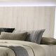 Queen Bedroom Set, White Wash, Chrome, 3 Piece Set with 2 Nightstands