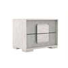 Queen Bedroom Set, White Wash, Stone Gray, 2 Piece Set with Nightstand