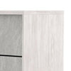 Queen Bedroom Set, White Wash, Stone Gray, 3 Piece Set with 2 Nightstands
