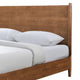 Queen Bedroom Set, Walnut Brown, Nickel Wood, 2 Piece Set with Nightstand