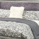 Queen Bedroom Set, Gray, Nickel Wood, 3 Piece Set with 2 Nightstands