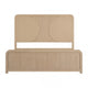 Queen Bedroom Set, Natural Brown Wood, 3 Piece Set with 2 Nightstands