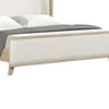 Queen Bedroom Set, Natural Oak Brown, White Wood, 3 Piece Set with 2 Nightstands