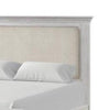 Queen Bedroom Set, Gray, Cream Wood, 3 Piece Set with 2 Nightstands