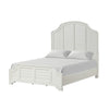 Queen Bedroom Set, White Wood, 3 Piece Set with 2 Nightstands
