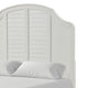 Queen Bedroom Set, White Wood, 3 Piece Set with 2 Nightstands