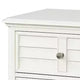 Queen Bedroom Set, White Wood, 3 Piece Set with 2 Nightstands
