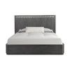 Queen Bedroom Set, Ash Gray, Chrome Wood, 3 Piece Set with 2 Nightstands