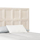 Queen Bedroom Set, Beige, Bronze Wood, 3 Piece Set with 2 Nightstands