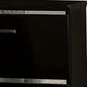 Queen Bedroom Set, Black, Chrome Wood, 3 Piece Set with 2 Nightstands
