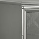 Queen Bedroom Set, Gray, Silver Wood, 2 Piece Set with Nightstand