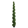 Javy Cypress Pine Tree | Spiral Topiary | White Planter | Green 83"