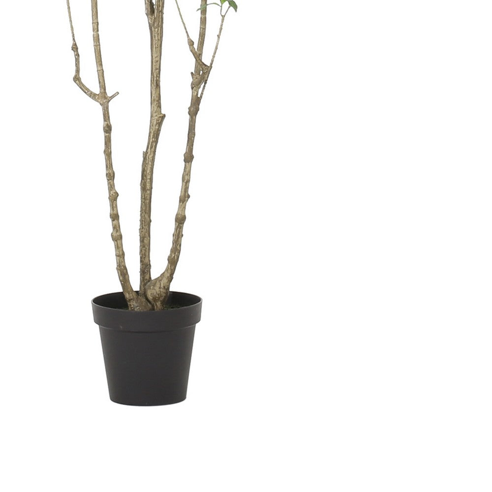 Terry Artificial Pieris Tree with White Planter | 95"