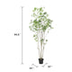 Terry Artificial Pieris Tree with White Planter | 95"