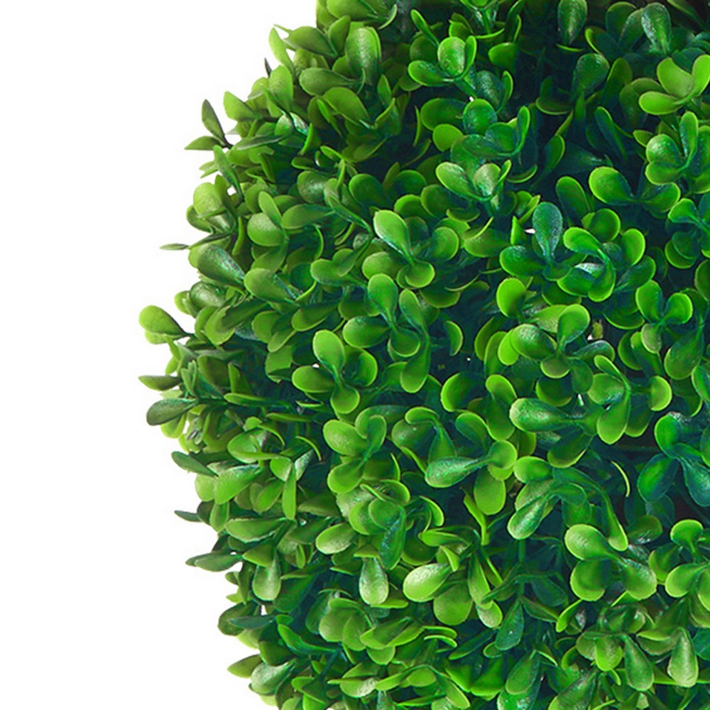 Lesli Double Ball Boxwoodl Topiary Trees | Set of 2 | Green 24"