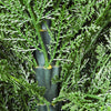 Tahya Cedar Topiary Tree | Set of 2 | Iron Frame | Green Poly Silk 60"