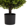 Yana Boxwood Topiary Tree with Pot | Set of 2 | Green Poly Silk 22"