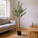 Arya Modern Faux Olive Tree | Realistic Leaves | Green Poly Silk 66"