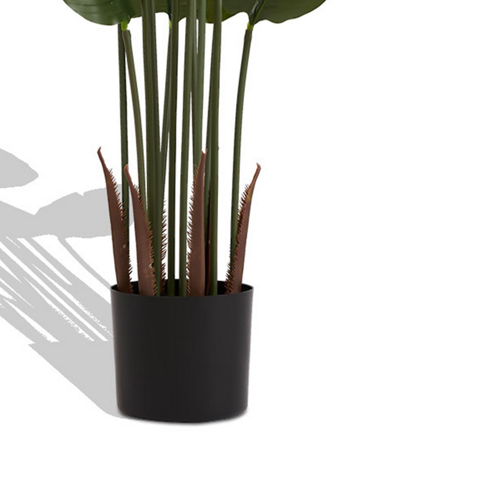 James Artificial Bird of Paradise Palm Tree | Set of 2 | Green 63"