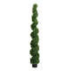 Syna Spiral Cedar Tree | Set of 2 | Two-Tone Green Poly Silk 71"