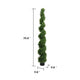 Syna Spiral Cedar Tree | Set of 2 | Two-Tone Green Poly Silk 71"