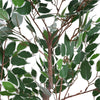Serena Artificial Ficus Tree with Pot | Green Poly Silk 51"