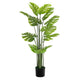 Xyma Artificial Monstera Deliciosa Plant | Green Poly Silk 57"