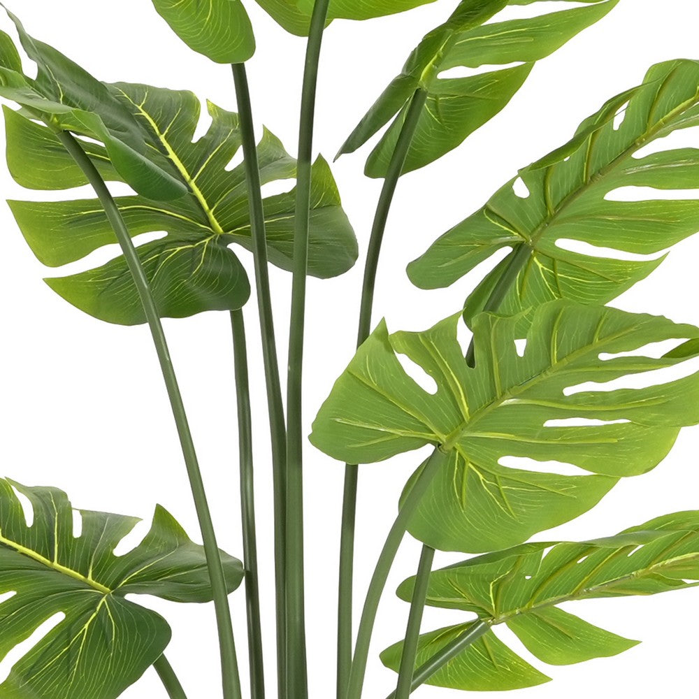 Xyma Artificial Monstera Deliciosa Plant | Green Poly Silk 57"