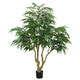 Aisha Artificial Willow Tree with ThermoPoly Silk Foliage | Green 83"