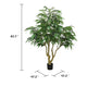 Aisha Artificial Willow Tree with ThermoPoly Silk Foliage | Green 83"
