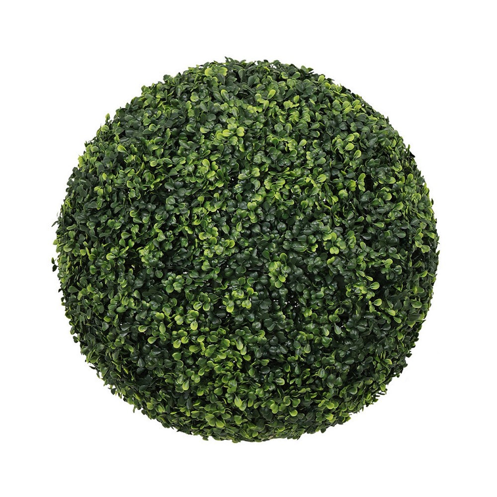 Sophie Faux Boxwood Topiary Balls | Set of 2 | Green Poly Silk 19"