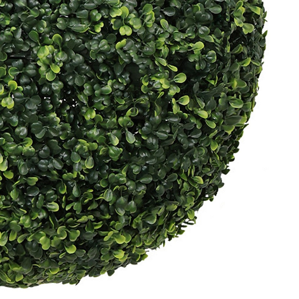 Sophie Faux Boxwood Topiary Balls | Set of 2 | Green Poly Silk 19"