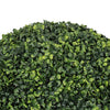 Sophie Faux Boxwood Topiary Balls | Set of 2 | Green Poly Silk 19"