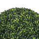 Sophie Faux Boxwood Topiary Balls | Set of 2 | Green Poly Silk 19"