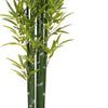 Nadia Faux Bamboo Plant Set | Iron Frame | Green Poly Silk 72"