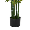 Nadia Faux Bamboo Plant Set | Iron Frame | Green Poly Silk 72"