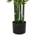 Nadia Faux Bamboo Plant Set | Iron Frame | Green Poly Silk 72"