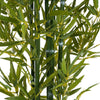 Nadia Faux Bamboo Plant Set | Iron Frame | Green Poly Silk 72"