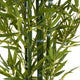 Nadia Faux Bamboo Plant Set | Iron Frame | Green Poly Silk 72"