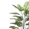 Rita Artificial Palm Tree | Black Poly Silk | Green Poly Silk 86"