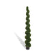 Khloe 7 Ft Boxwood Topiary | Spiral Design | Green Poly Silk 83"
