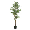 Serena Artificial Ficus Tree with Pot | Green Poly Silk 69"