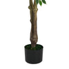 Serena Artificial Ficus Tree with Pot | Green Poly Silk 69"