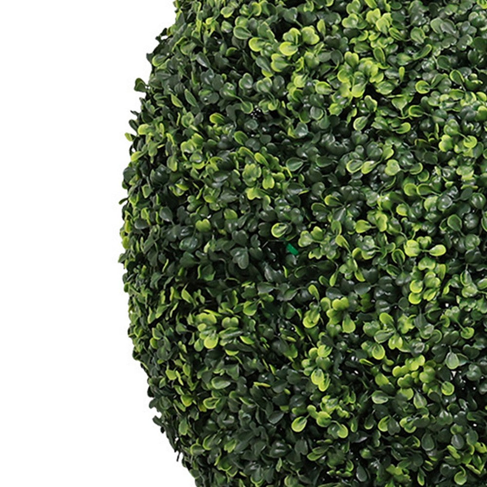 Sophie Faux Boxwood Topiary Balls | Set of 2 | Green Poly Silk 23"