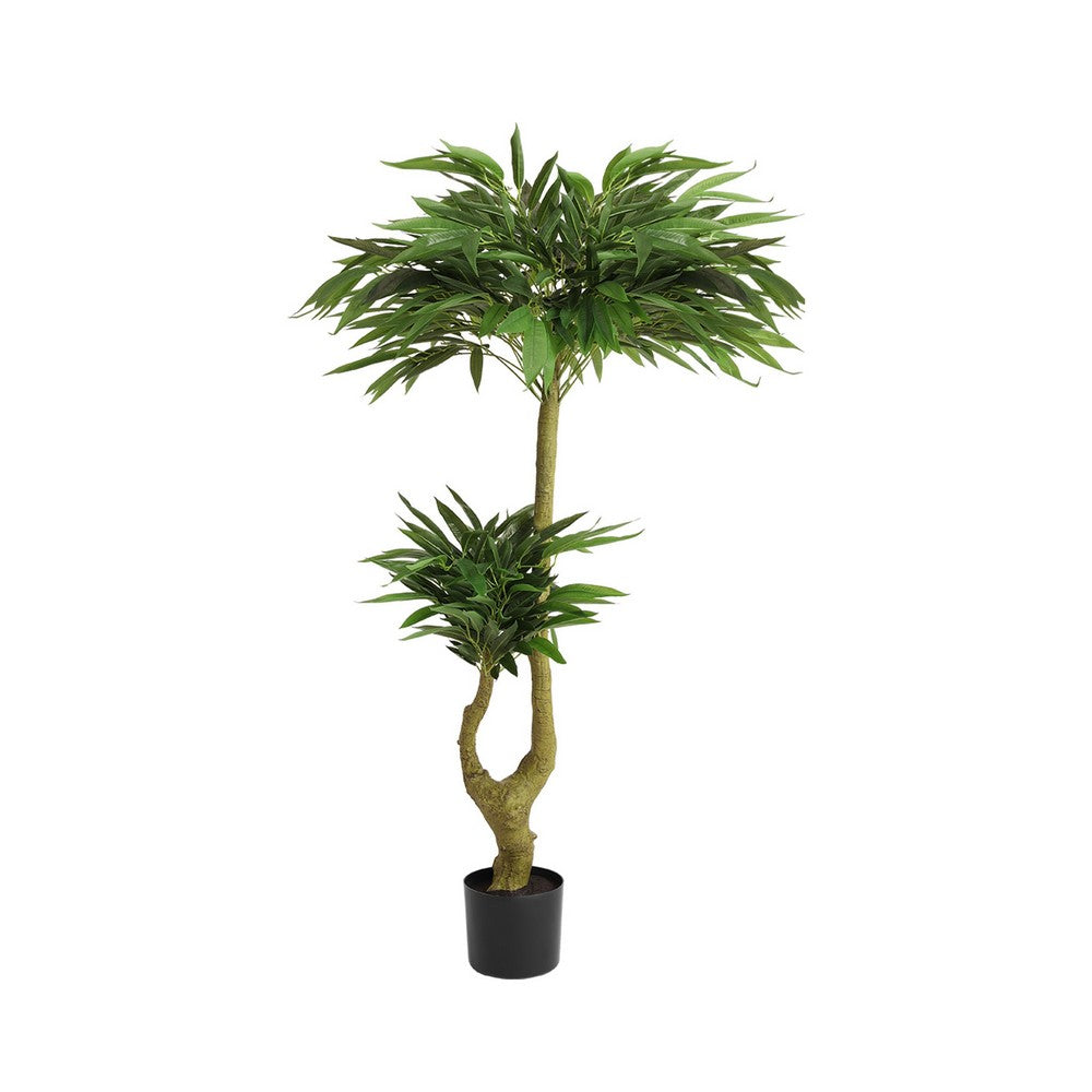 Aisha 5 Ft Artificial Willow Tree with ThermoPoly Silk Foliage | 59"