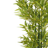 Nadia Faux Bamboo Plant Set | Iron Frame | Green Poly Silk 61"